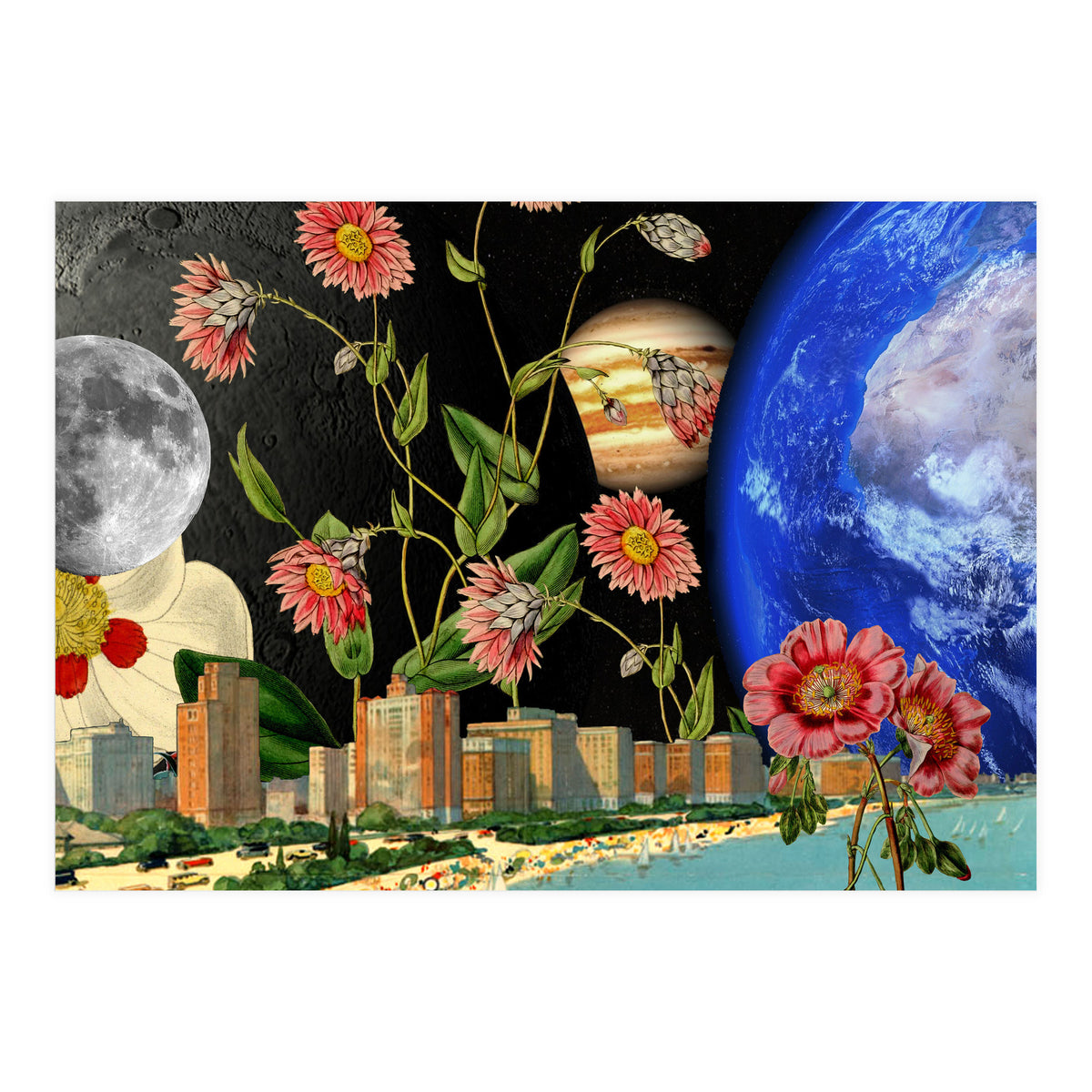 Beach With A View  (Print Only)