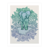 Emerald Elephant in the Lilac Evening (Print Only) thumbnail