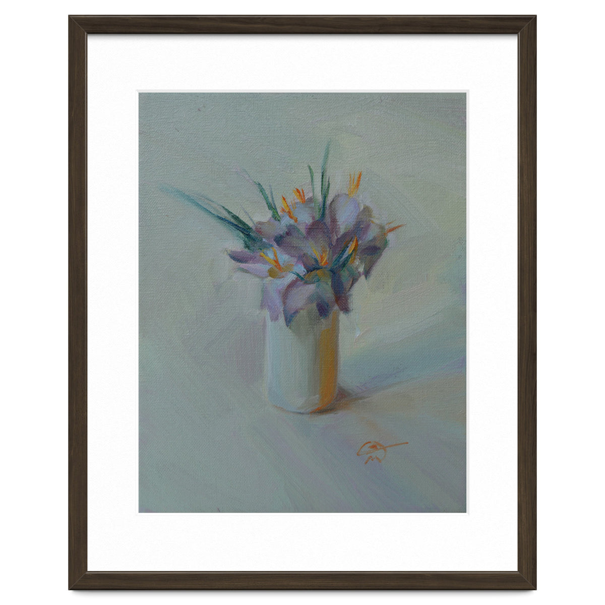 Crocuses Still Life Painting