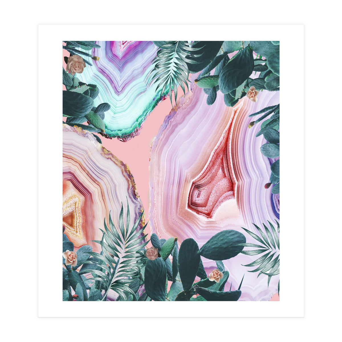 Mineral Agates & Garden #Glam collection (Print Only)