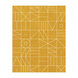 My Favorite Geometric Patterns No.4 - Mustard Yellow (Print Only) thumbnail