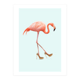Fancy Flamingo (Print Only) thumbnail