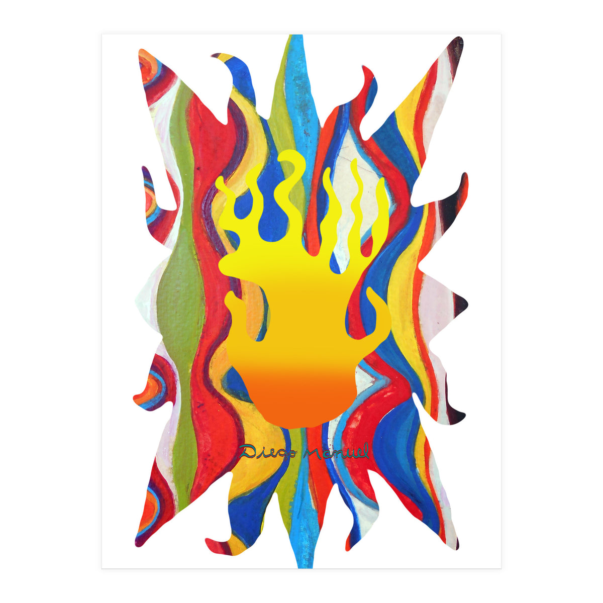 Fuego 10 Copia (Print Only)
