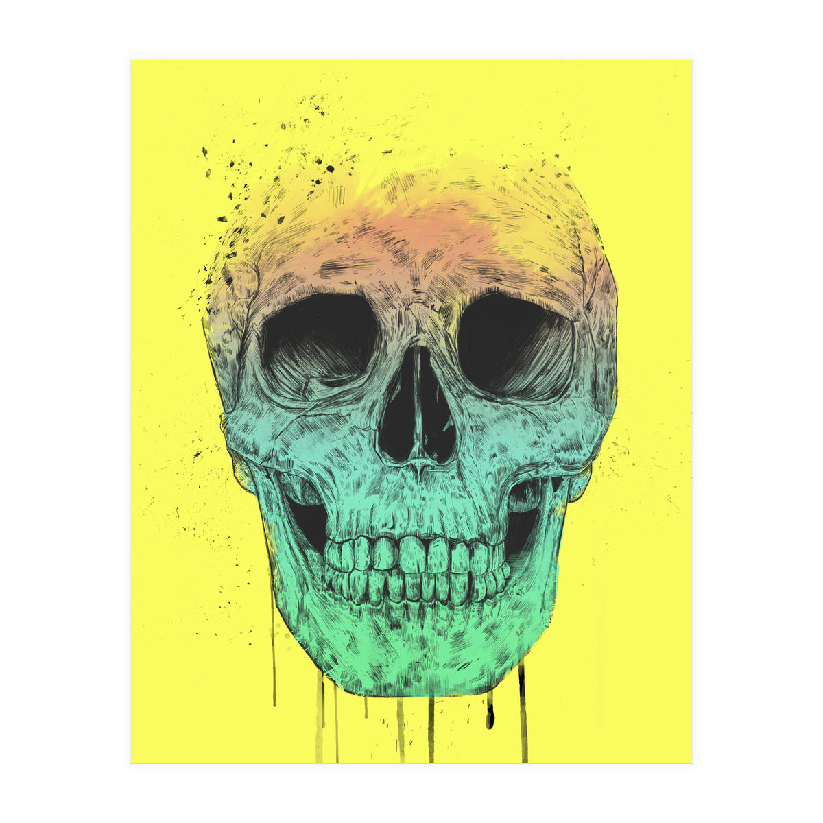 Pop Art Skull (Print Only)