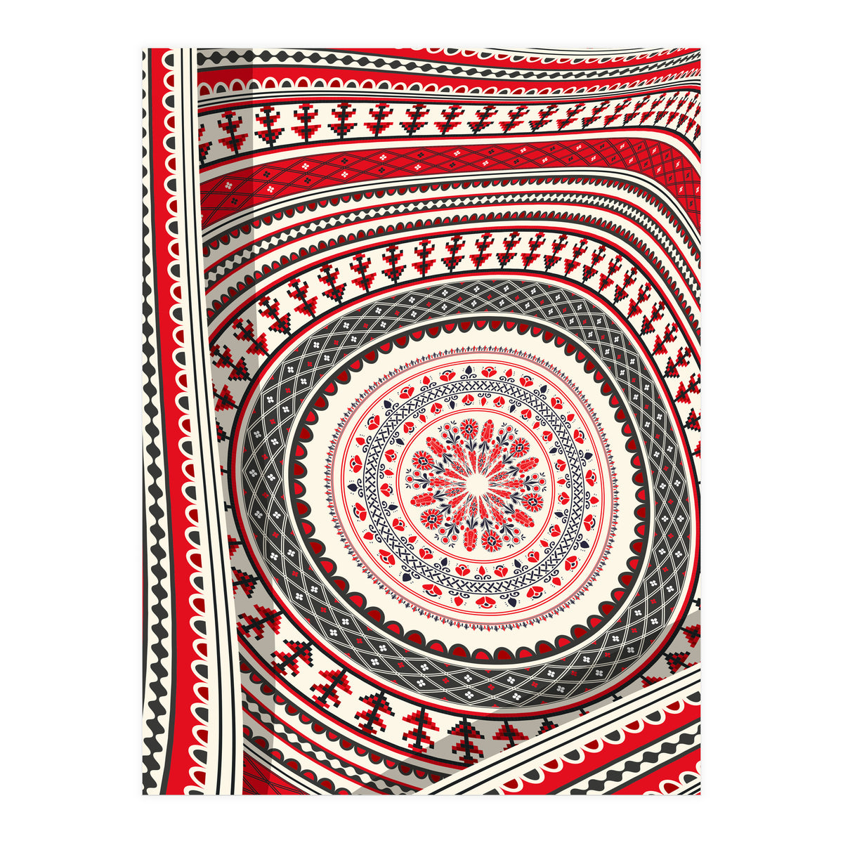 Romanian embroidery background 18 (Print Only)