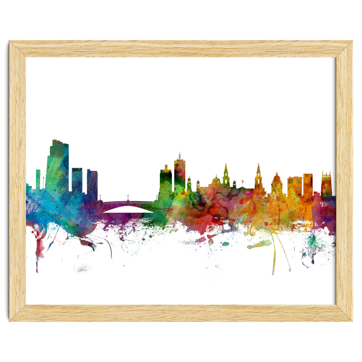 Leeds England Skyline