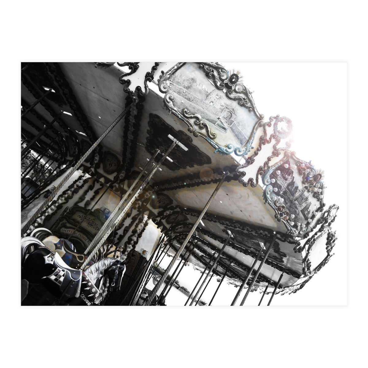 Vintage Carousel Fair Ride (Print Only)