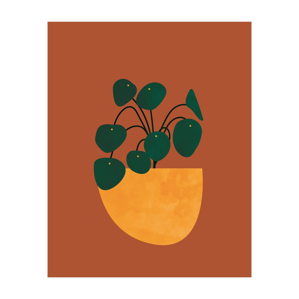 Boho Houseplant (Print Only)
