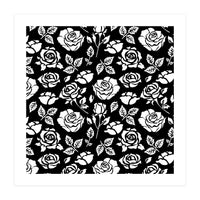 White Rose #illustration #pattern (Print Only)