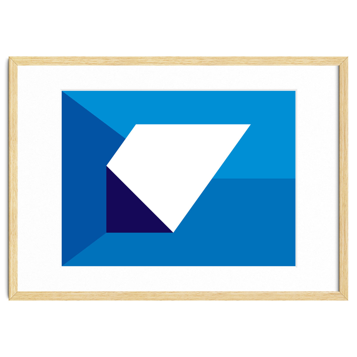 Geometric Shapes No. 32 -  blues