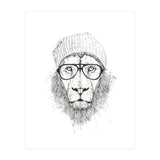 Cool Lion Bw (Print Only) thumbnail