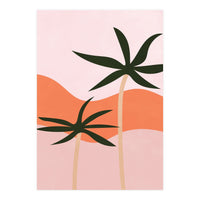 Bohemian Style Palm Trees (Print Only)