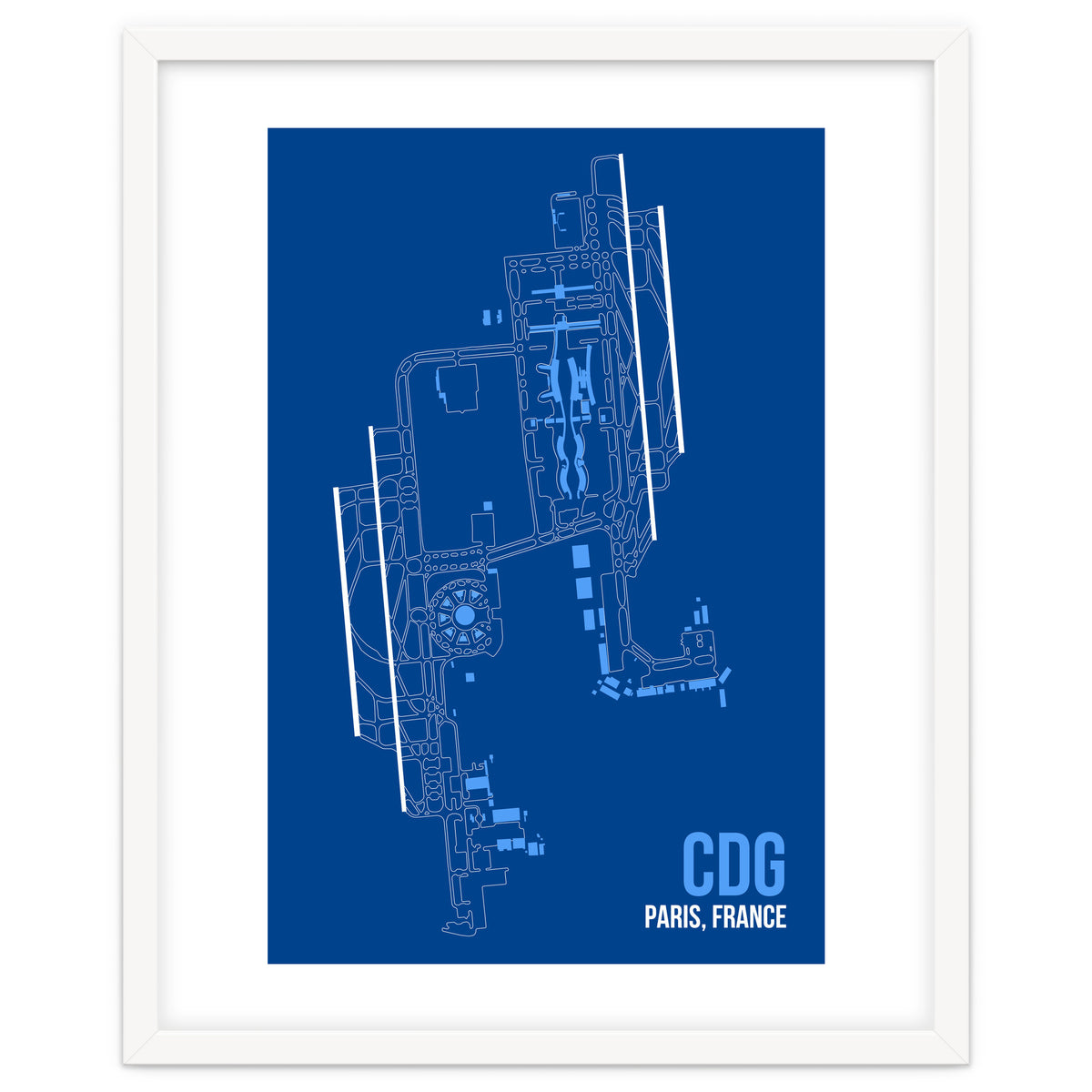 Paris CDG Airport Layout