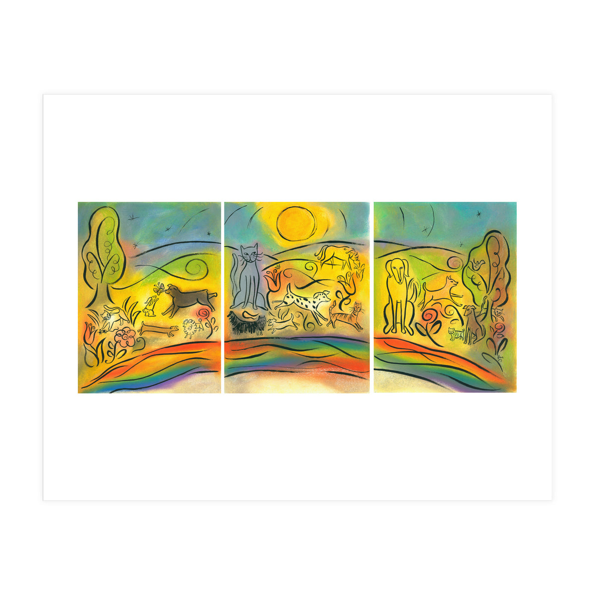 Rainbow Bridge Print (Print Only)
