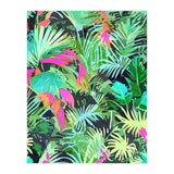 Tropical Jungle, Botanical Nature Plants, Palm Forest Bohemian Watercolor, Modern Wild Painting (Print Only) thumbnail