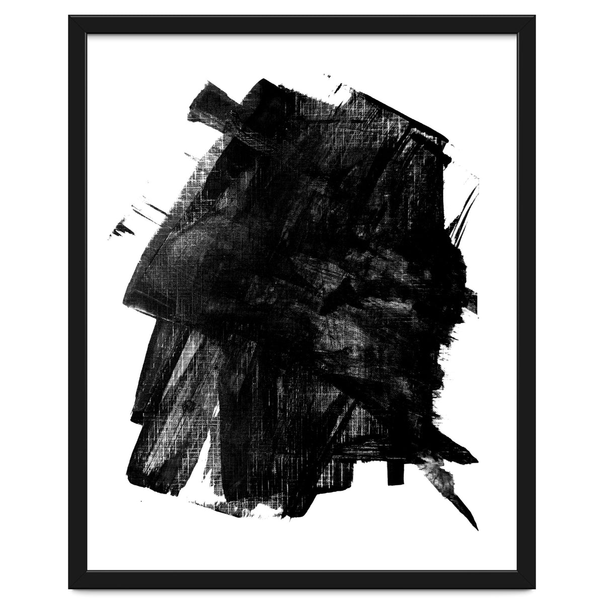 Minimalist Textured Brushstroke Art #3