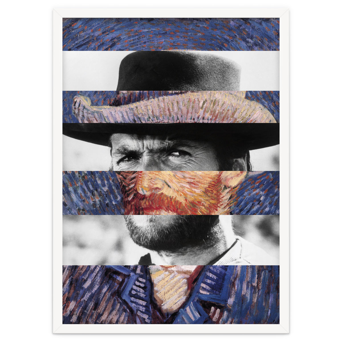 Van Gogh's Self Portrait & Clint Eastwood