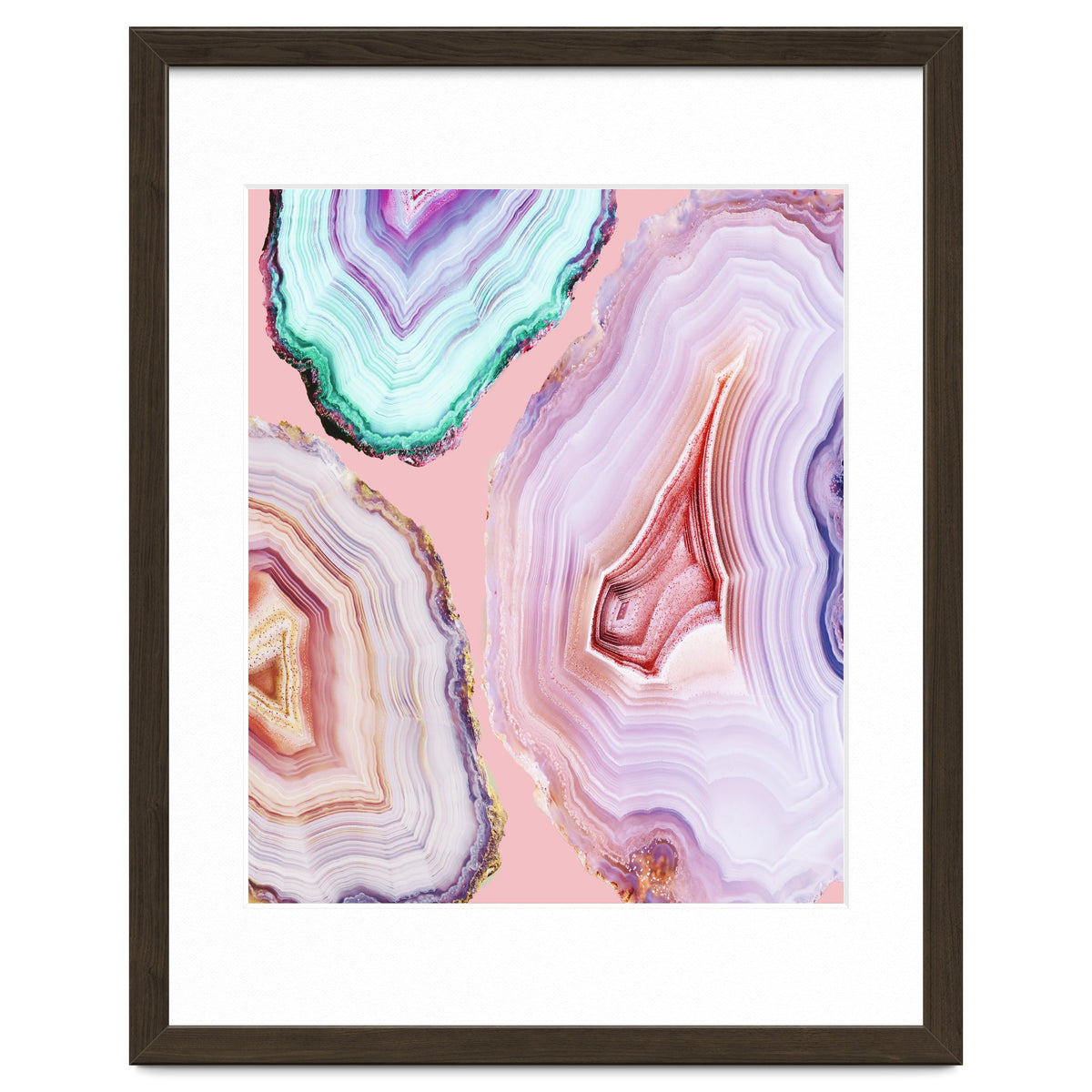 Mineral Agates #Glam collection