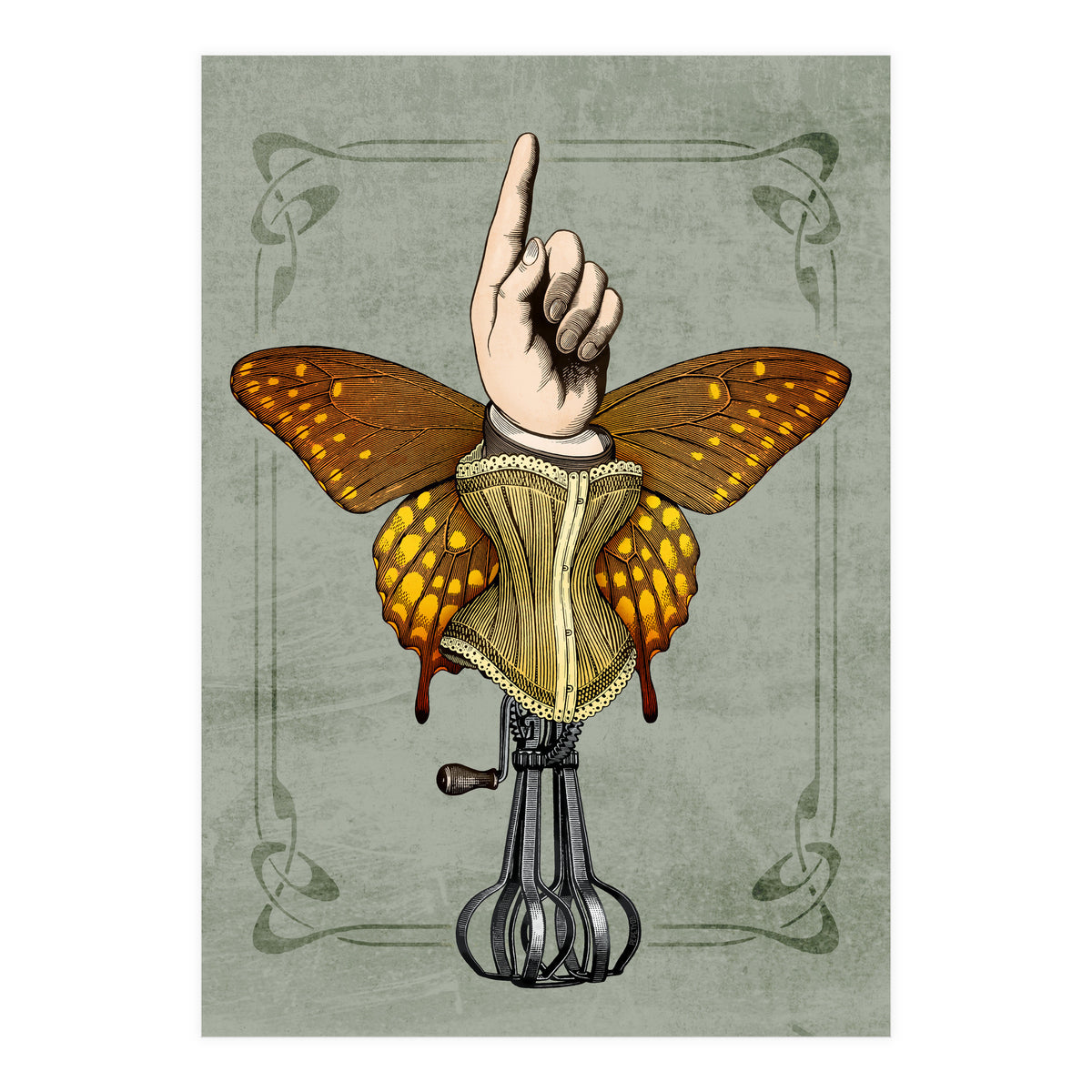 Butterhand Portrait (Print Only)