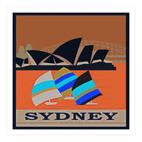 Sydney Australia Travel Poster  (Print Only)