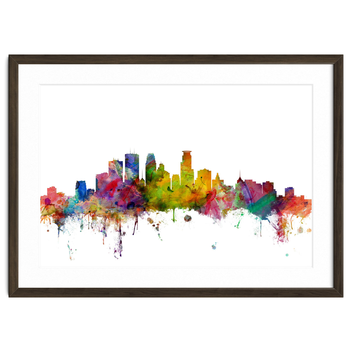 Minneapolis Minnesota Skyline