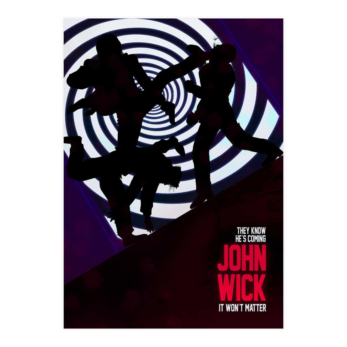 John Wick Minimal Movie Poster (Print Only)