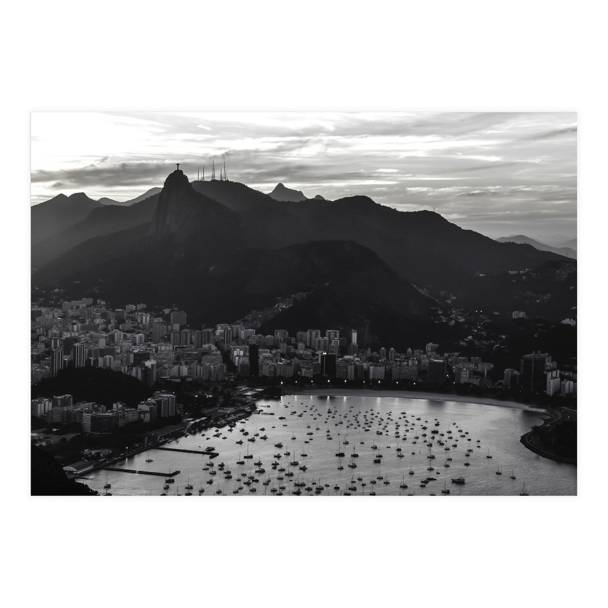 Carioca Silhouettes 2 landscape (Print Only)