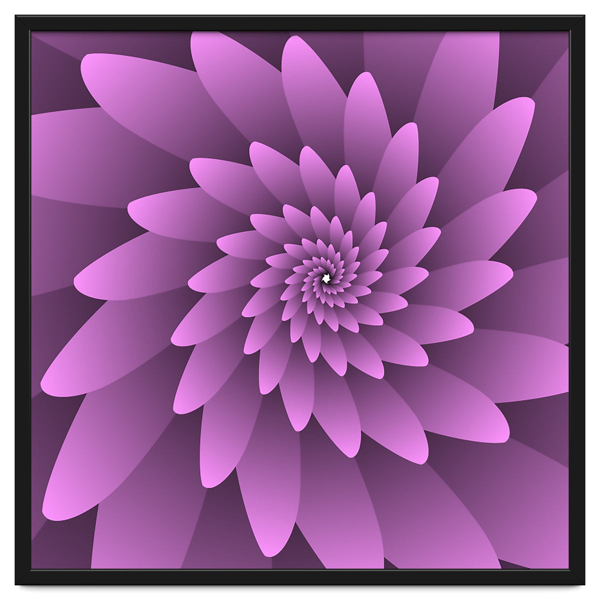 3 D Floral Modern Pink Art