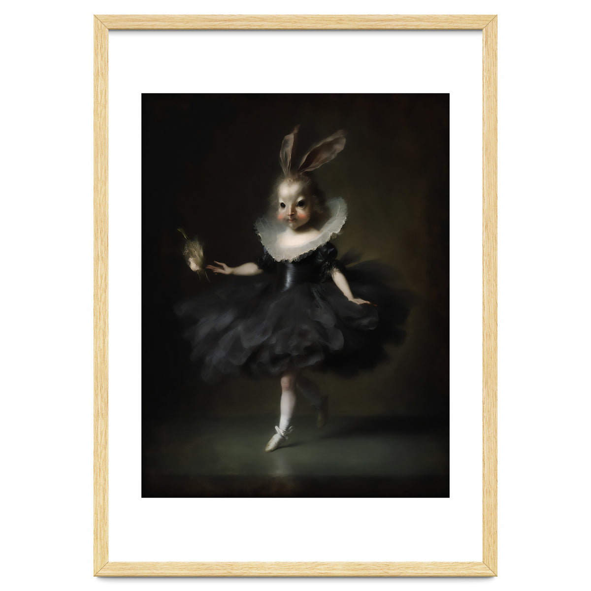 Gothic Hare-Girl Hybrid Ballerina