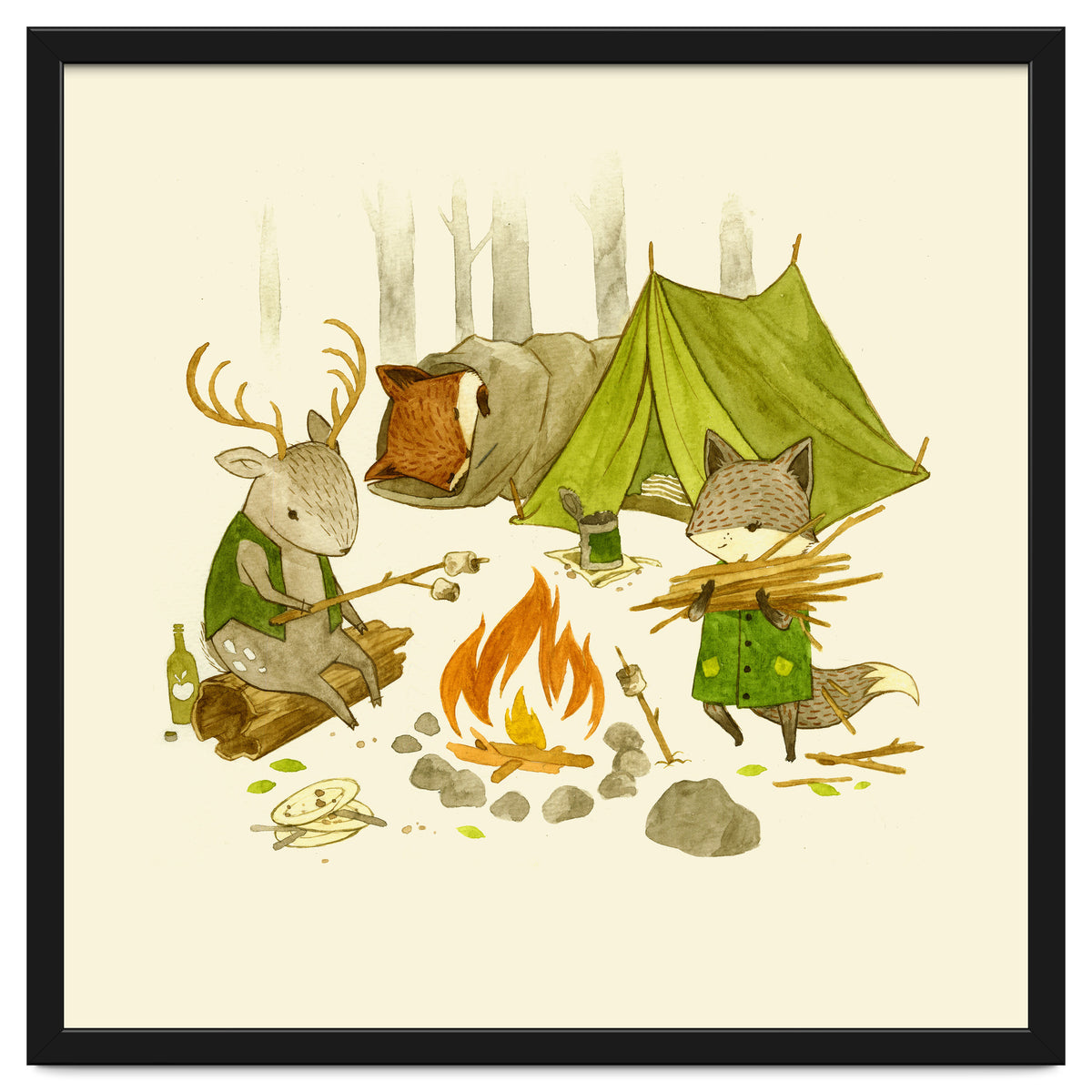 Camping In The Woods