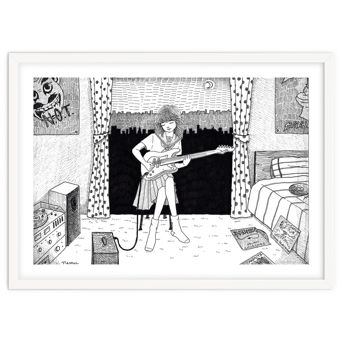 Teenager's Room In The 80's