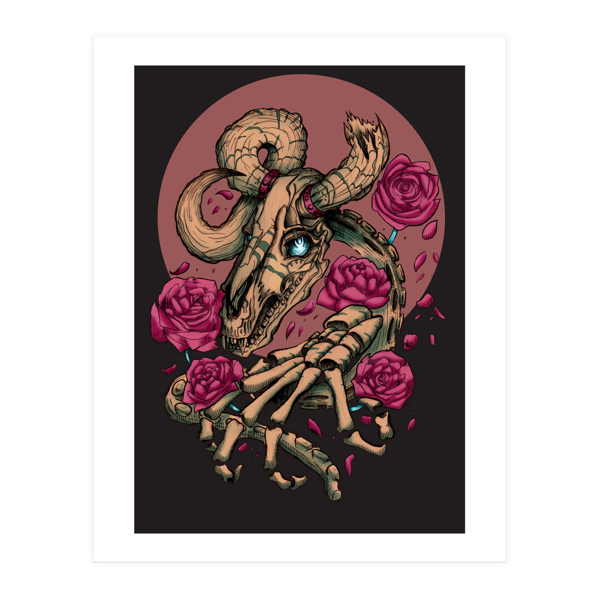 Risen with Roses (Print Only)