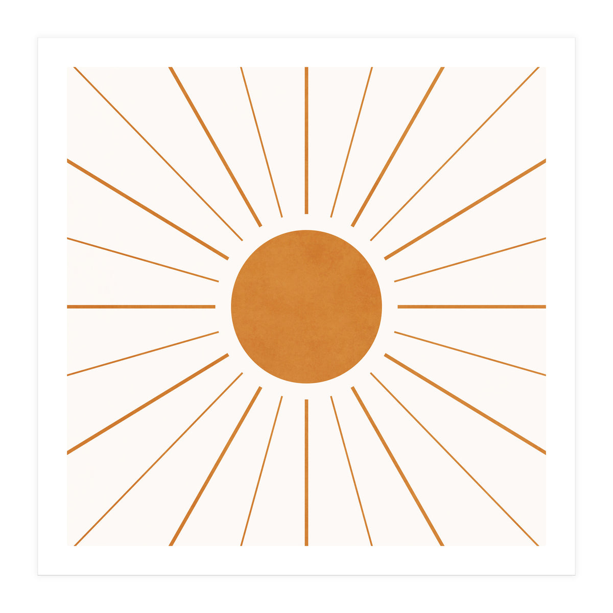 SUN IN LINES (Print Only)
