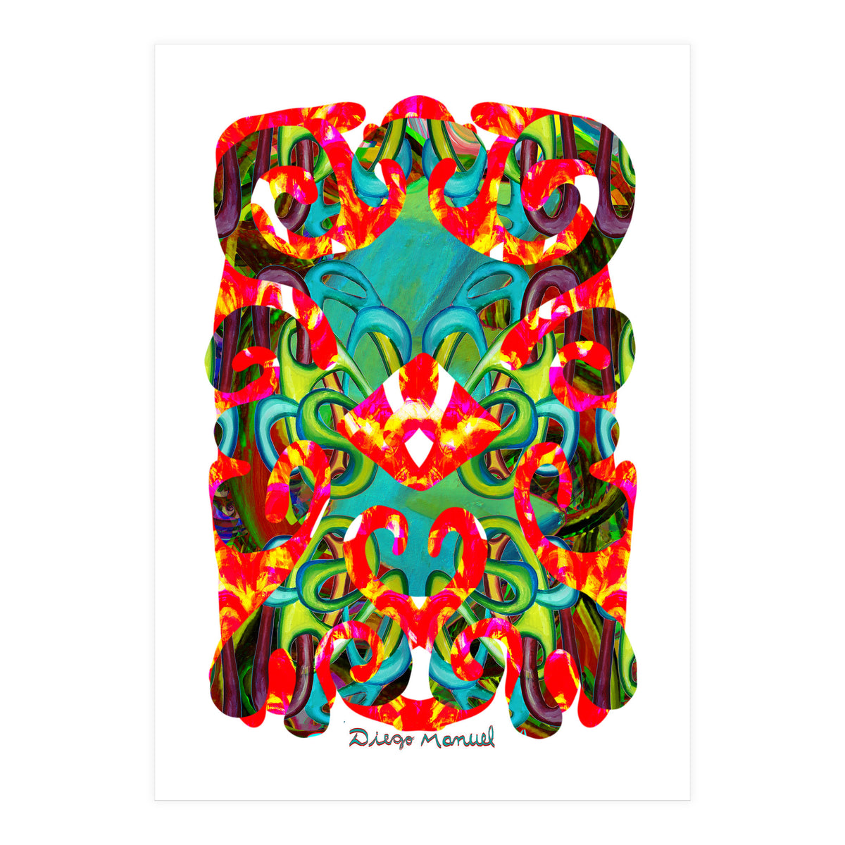 Pop Abstract Asimetrico 34 Copia (Print Only)