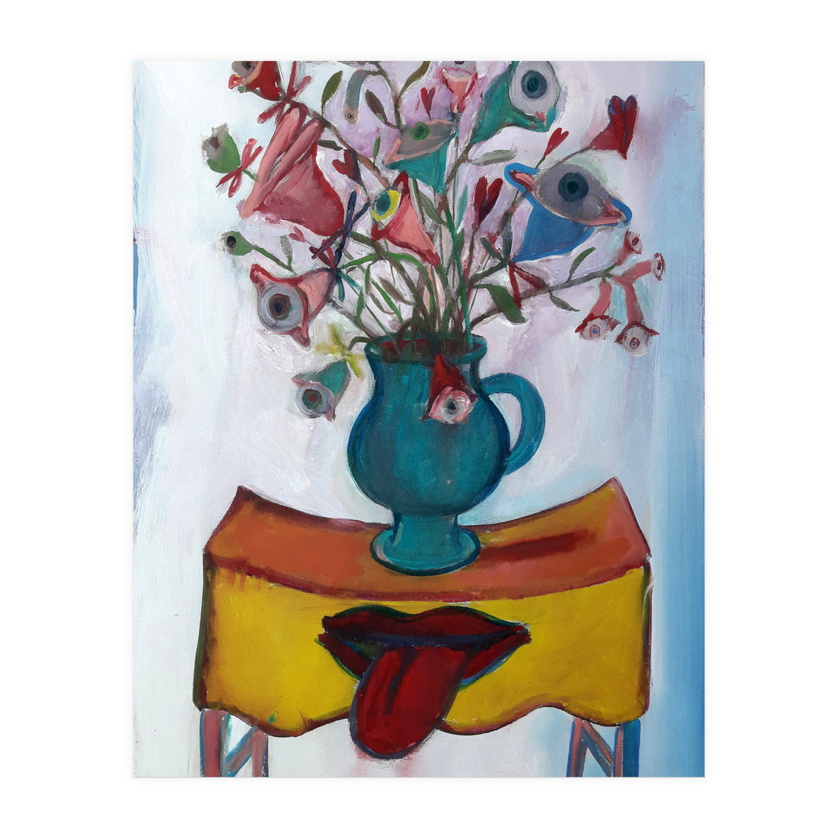 Flores Ojos Bocas 2 (Print Only)