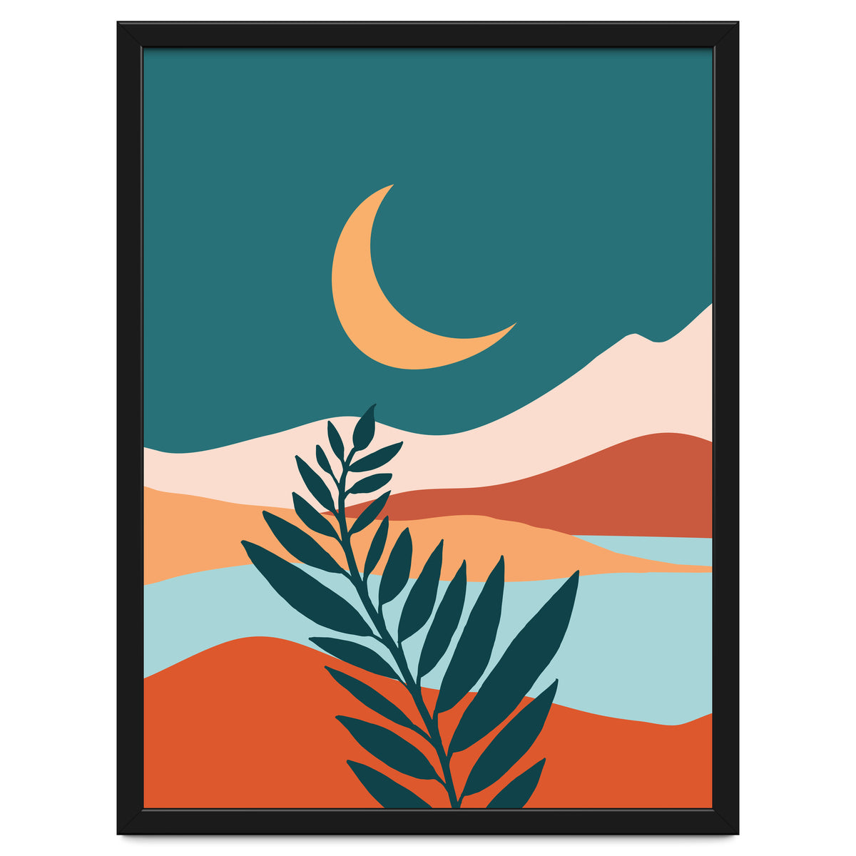 Moonlit Mediterranean