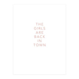 THE GIRLS ARE BACK (Print Only) thumbnail