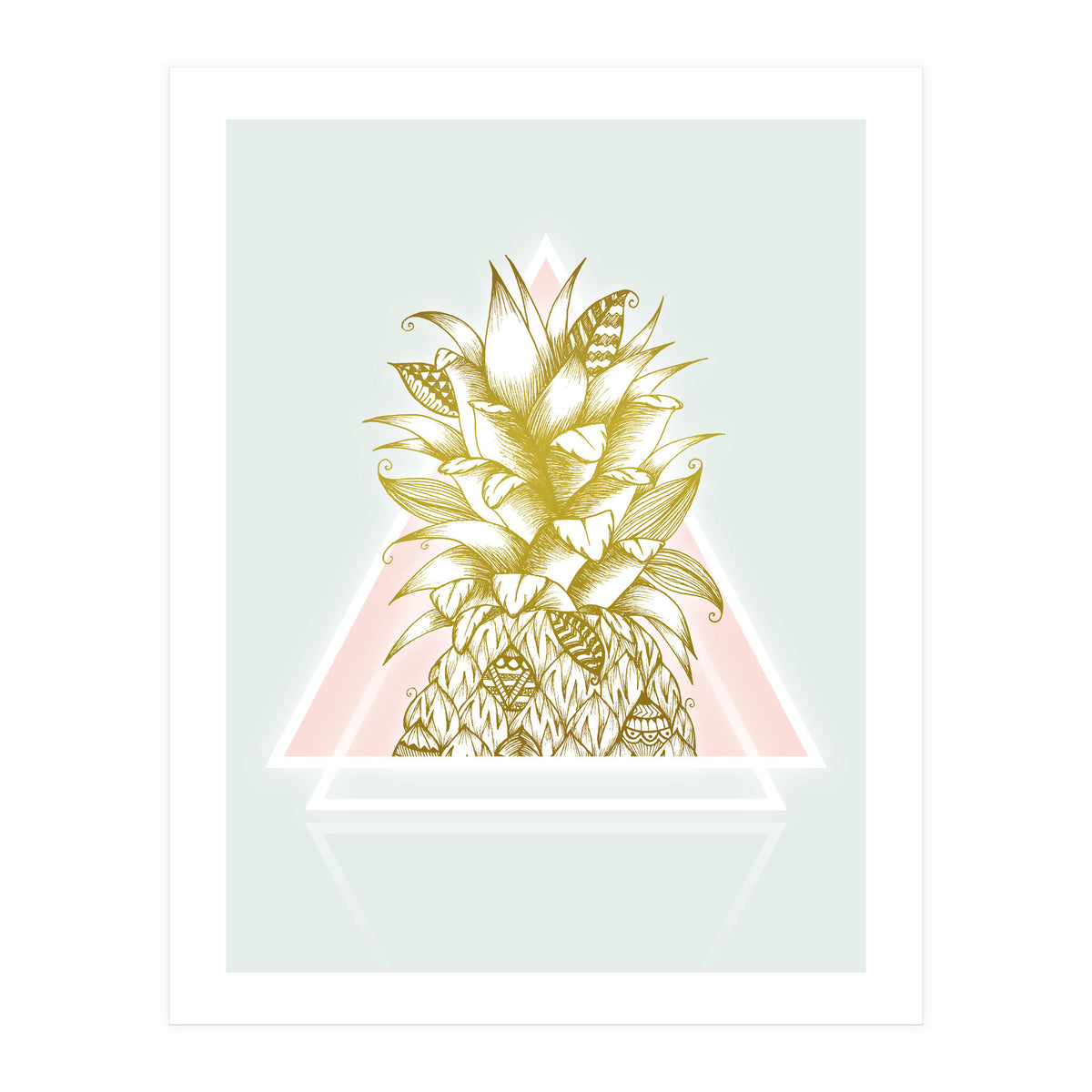 Golden Pineapple (Print Only)