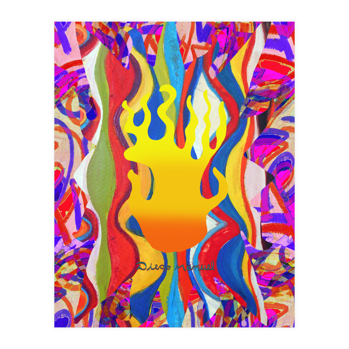 Fuego Y Graffiti 27 (Print Only)