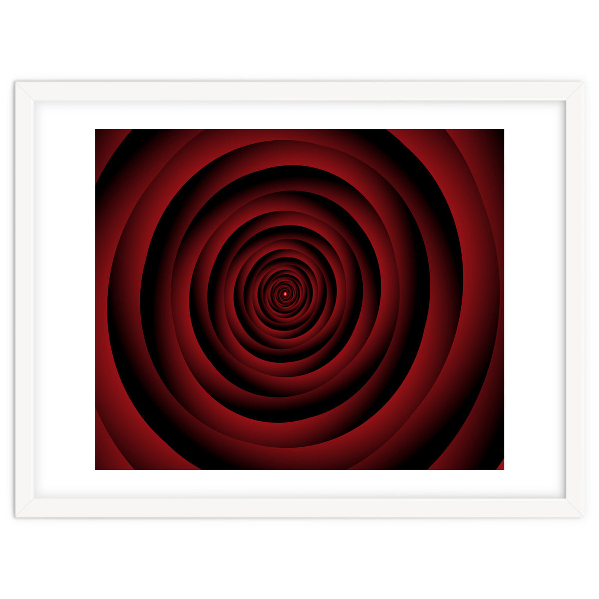 Abstract Concentric Spiral Circles