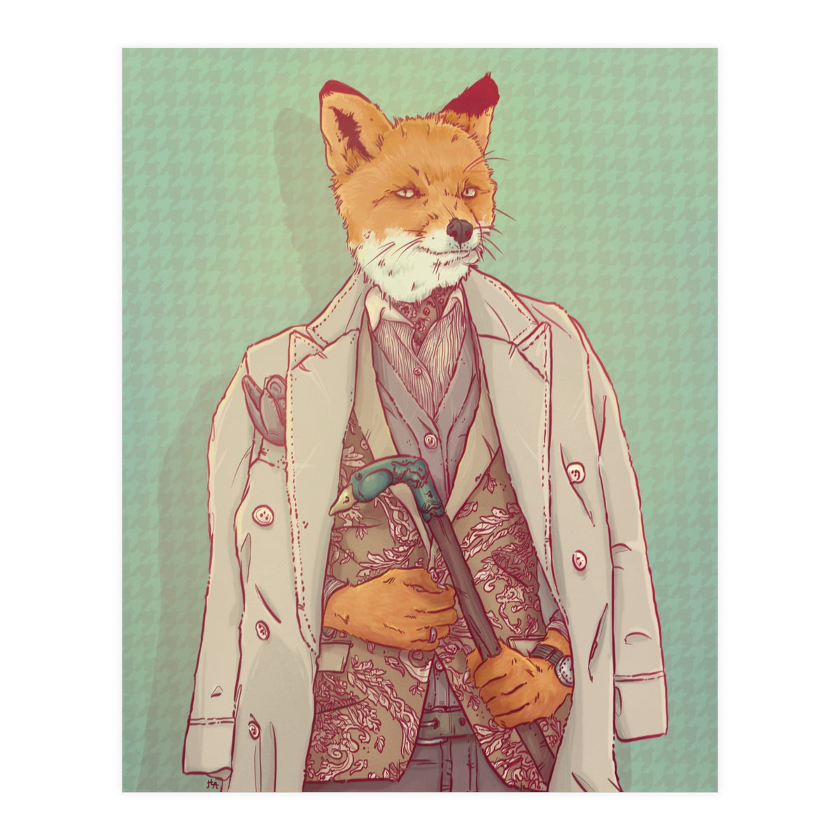 Jay the Fox (Print Only)