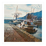 Boats on GardaSee, Italy. (Print Only) thumbnail