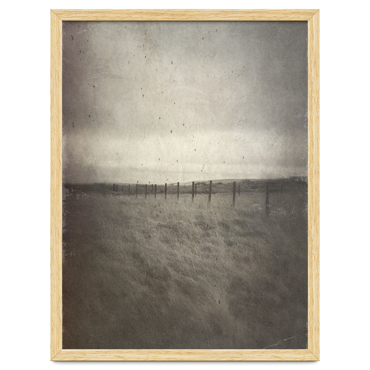 Bleak winter landscape of Saddleworth Moor