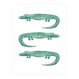 Alligator Trio (Print Only) thumbnail
