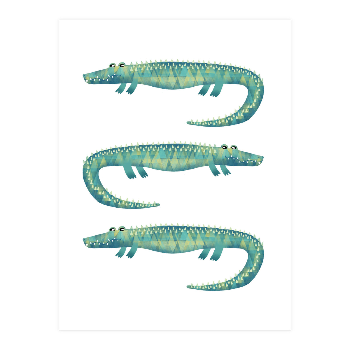 Alligator Trio (Print Only)