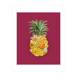 Pineapple Floral Pink (Print Only) thumbnail