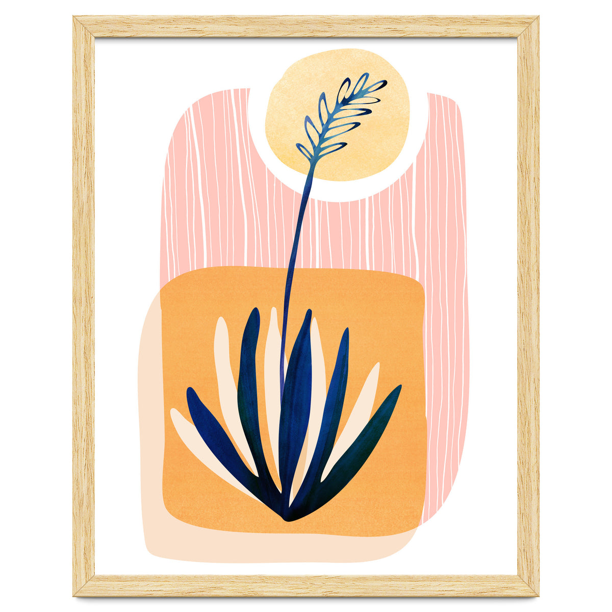 Painted Agave With Sun