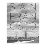 Golden Gate Bridge & Baker Beach | Text & Skyline (Print Only) thumbnail