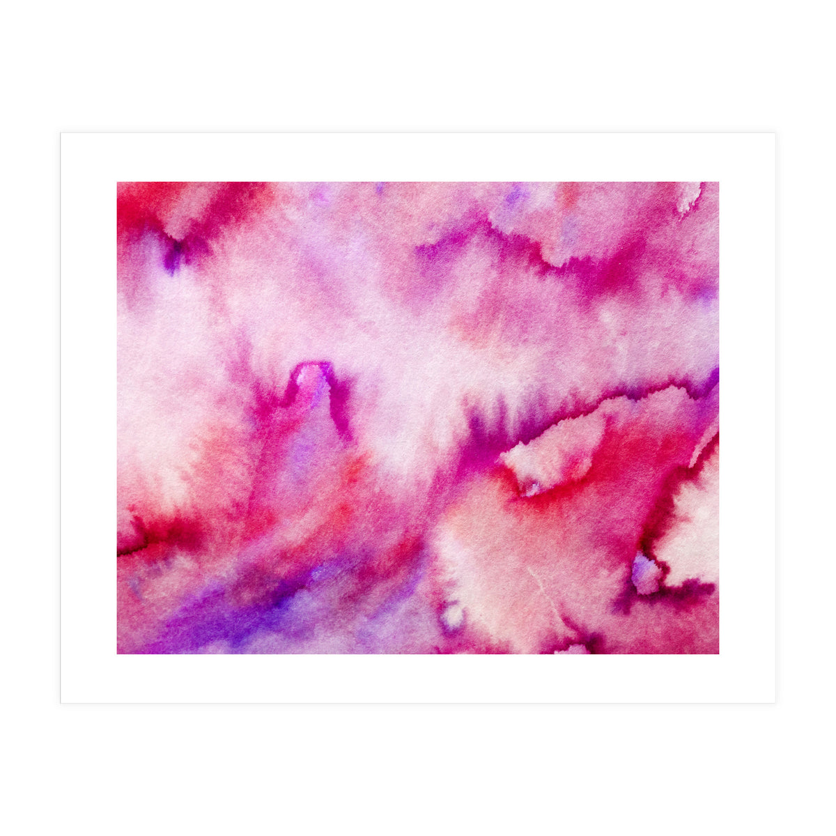 Watercolor magenta tie-dye (Print Only)