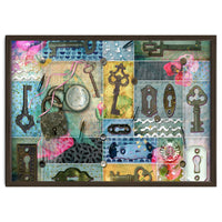 Vintage Key Collage